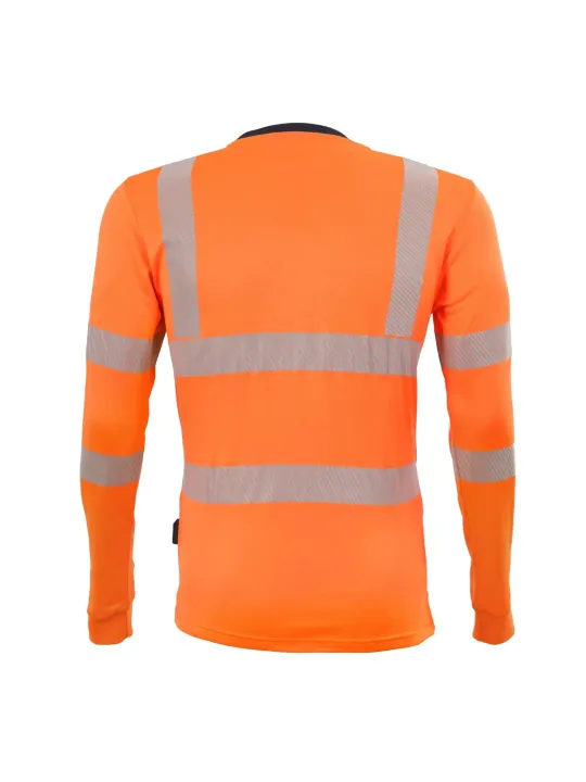 Футболка с длинными рукавами Lyocell 'All-round high-visibility protection' с защитой от УФ