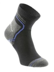 Короткие носки черно-графитово-белые