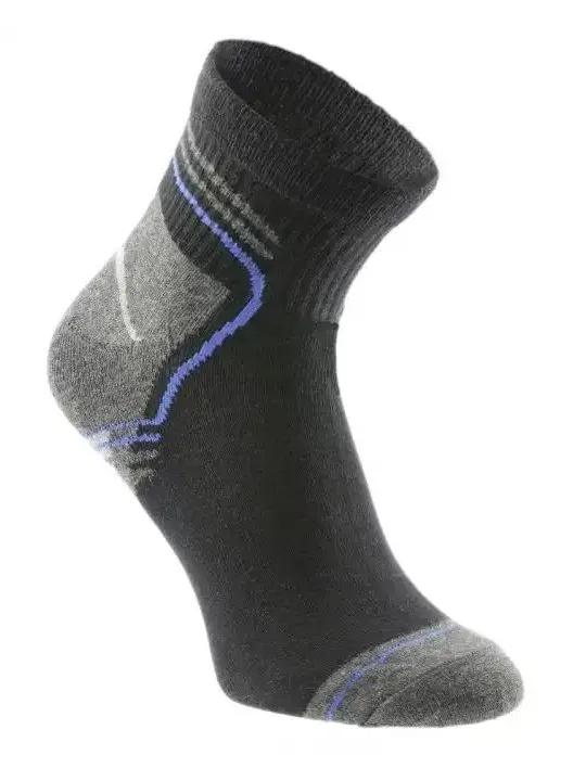 Короткие носки черно-графитово-белые