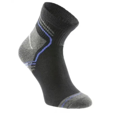 Короткие носки черно-графитово-белые