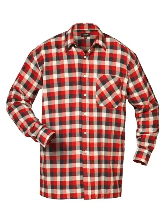 Мужская рубашка фланелевая