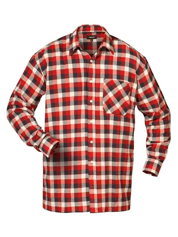 Мужская рубашка фланелевая