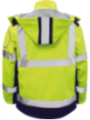 Jope softshell kollane/sinine