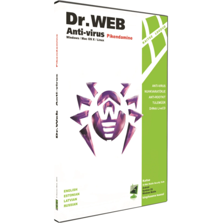 Dr.Web ANTI-VIRUS pikendamine