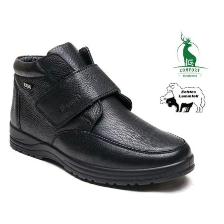 Мужские ботинки с подкладкой из овчины