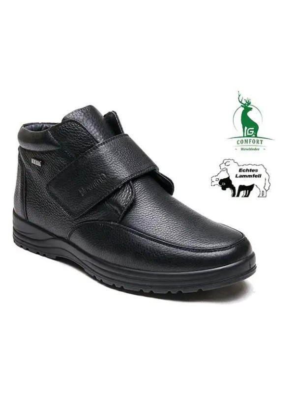 Мужские ботинки с подкладкой из овчины