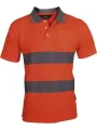 Футболка поло оранжевая