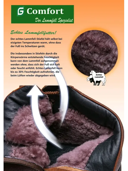 Meeste saapad lambanahast voodriga