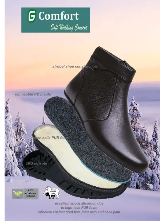 Meeste saapad lambanahast voodriga