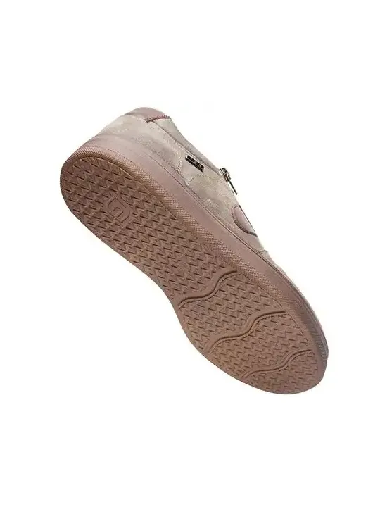 МУЖСКИЕ КРОССОВКИ НА МОЛНИИ СО ШНУРОВКОЙ ИЗ МЯГКОГО НУБУКА