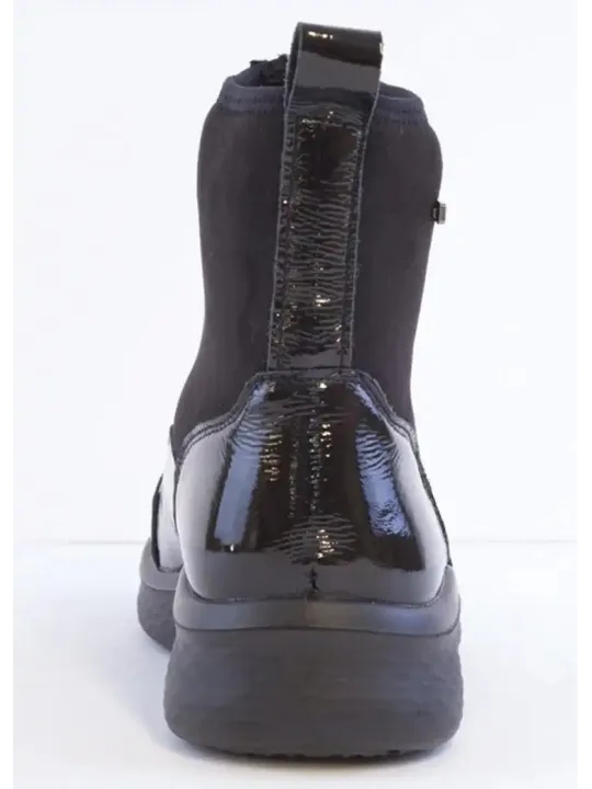 Женские полусапожки с фронтальной молнией