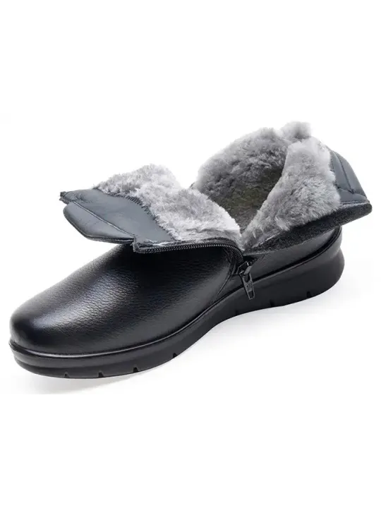 ЖЕНСКИЕ САПОГИ НА ПОДКЛАДКЕ ИЗ НАТУРАЛЬНОЙ ОВЧИНЫ