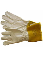 Перчатки сварочные кожаные (козья кожа), длина 35 см., KEVLAR®