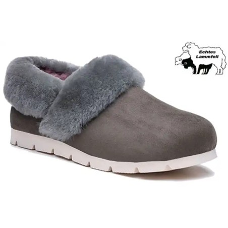 ЖЕНСКИЕ ТАПОЧКИ ИЗ ОВЕЧЬЕЙ КОЖИ