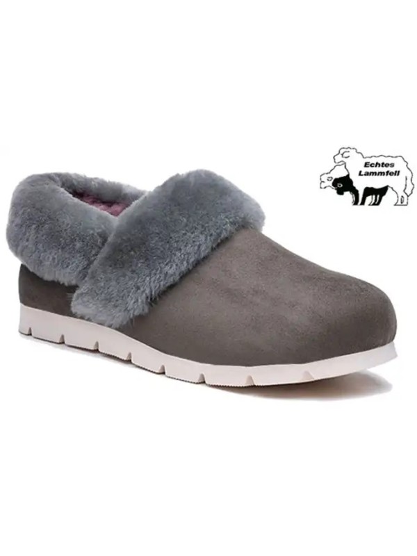 ЖЕНСКИЕ ТАПОЧКИ ИЗ ОВЕЧЬЕЙ КОЖИ