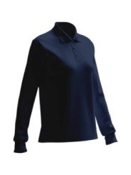 Длиннорукавная рубашка-поло Tencel «iND»  Plus X