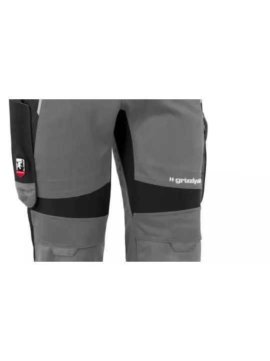 Полукомбинезон Grizzlyskin IRON серый/чёрный