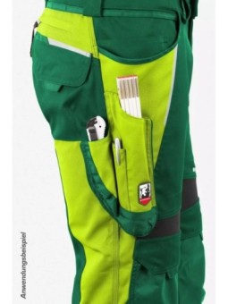 Полукомбинезон Grizzlyskin IRON зелёный/жёлтый