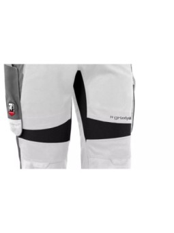 Полукомбинезон Grizzlyskin IRON белый/серый