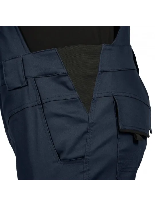 Полукомбинезон синий/черный