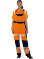 Полукомбинезон Сигнал оранжевый/синий