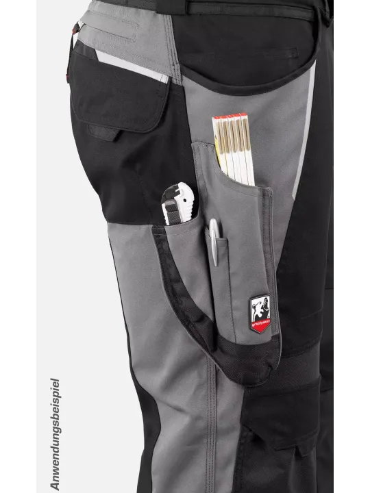 Брюки Grizzlyskin IRON черный/серый