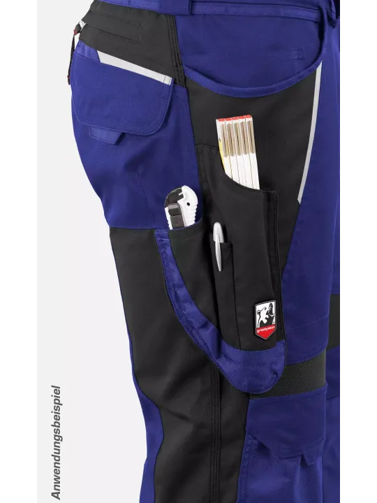 Рабочие брюки Iron Grizzlyskin IRON синий/чёрный