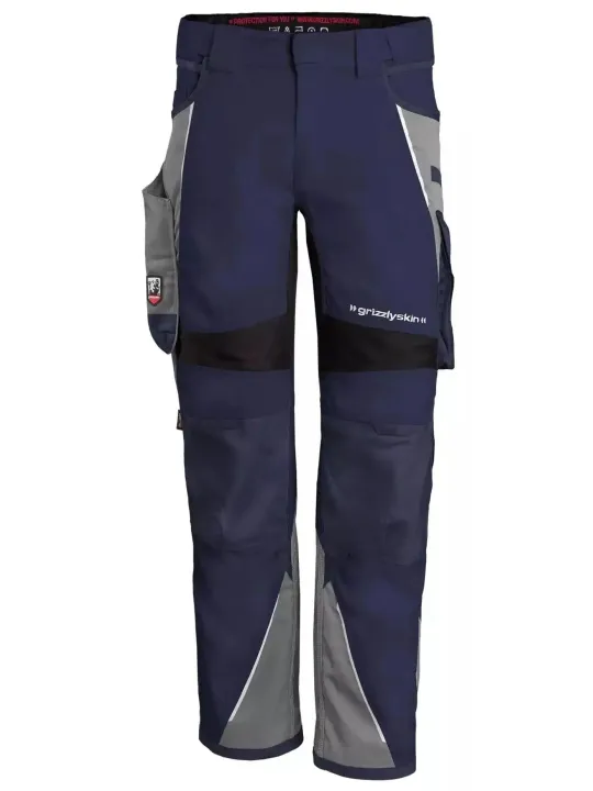 Брюки Grizzlyskin IRON тёмносиний/серый