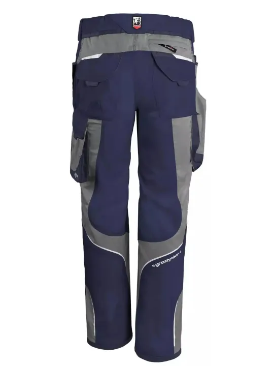 Брюки Grizzlyskin IRON тёмносиний/серый