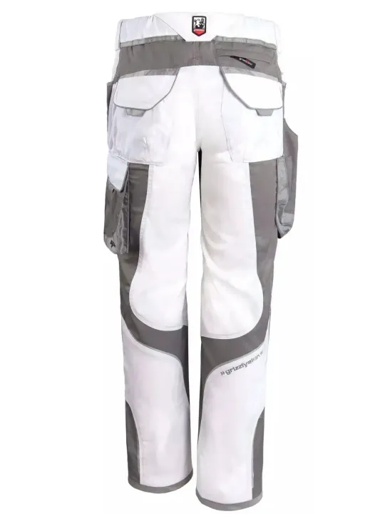 Брюки Grizzlyskin IRON белый/серый