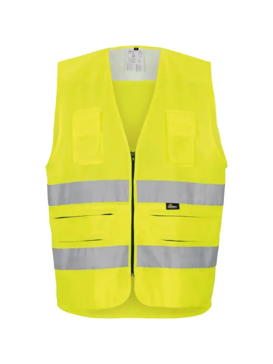 Жилет светоотражающий с молнией