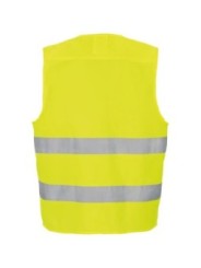 Жилет светоотражающий с молнией