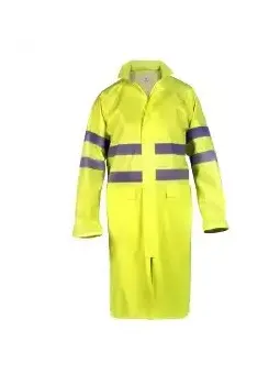 Väga tugev kõrgnähtav vihmamantel Satexo RNLHVY, kollane