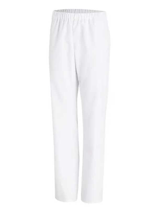 Брюки унисекс на резинке белые