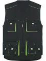 Жилетка Power черный/зеленый