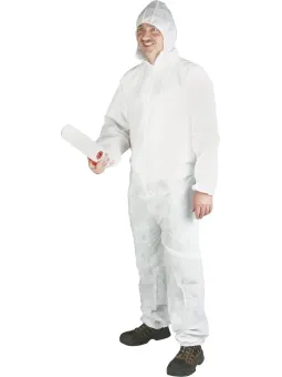 Ühekordne kombinesoon valge