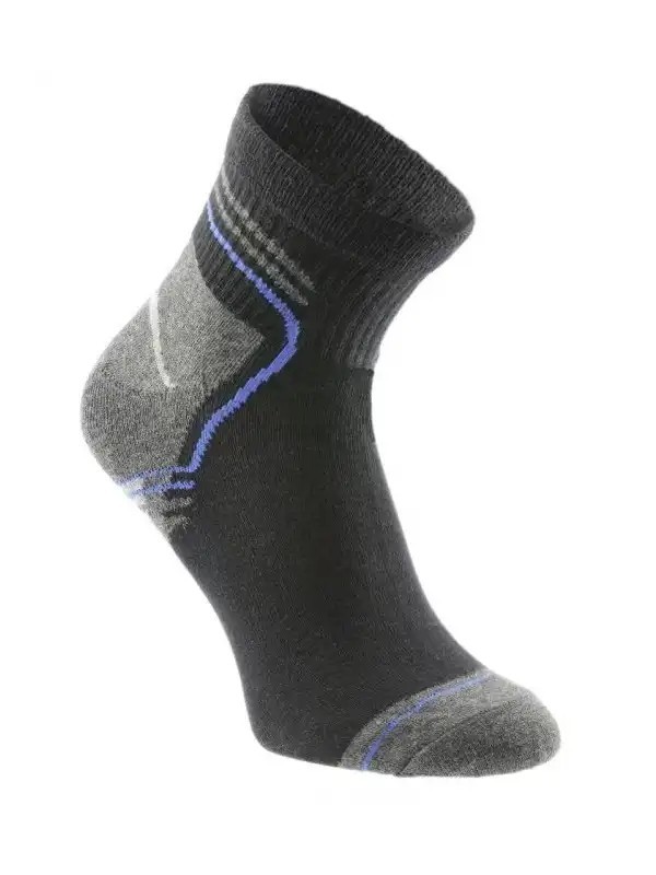 Короткие носки черно-графитово-белые