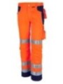Рабочие брюки PRO оранжевый/синий