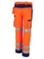 Рабочие брюки PRO оранжевый/синий